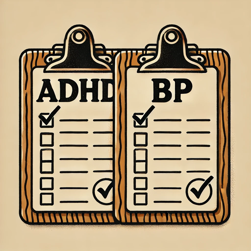 ADHD or Bipolar symptoms Checklist